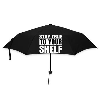 Sayings lover bookish stuff book keeper book lover - Umbrella (small) - black - Front