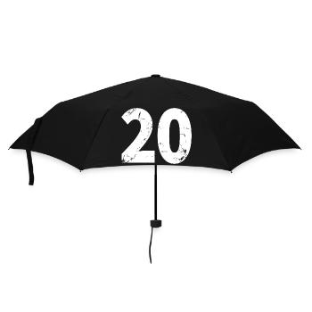 Cool Number 20 - 20 ans 20th Birthday Gift - Parapluie standard - noir - Devant
