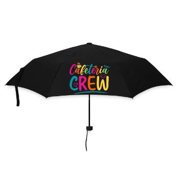 Cafeteria Crew Lustige sarkastische Geschenkidee - Regenschirm (klein) - Schwarz - Vorne