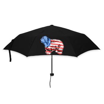 Old English Sheepdog Old English Sheepdog Flag - Umbrella (small) - black - Front