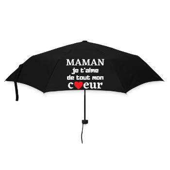 Cadeau Pour Maman Original Message - Parapluie standard - noir - Devant