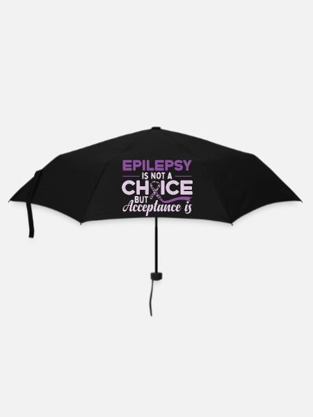 Bewusstsein für Epilepsie | Epilepsie ist keine Wahl - Regenschirm (klein) - Schwarz