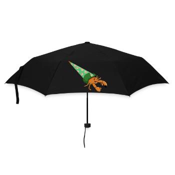 Einsiedlerkrebs Schultüte - Regenschirm (klein) - Schwarz - Vorne
