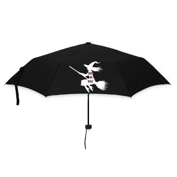 Trick or treat witch - Umbrella (small) - black - Front