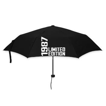 Légendaire Depuis 1987 Cadeau D'anniversaire 1987 - Parapluie standard - noir - Devant