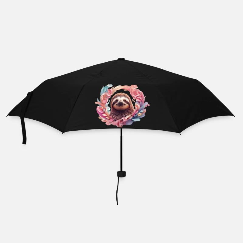 Sloth, cozy, personal, individual - Umbrella (small) - black