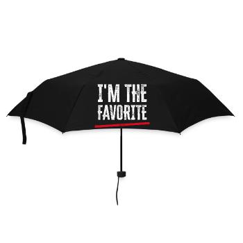 I'm The Favorite - Funny Gift - Umbrella (small) - black - Front