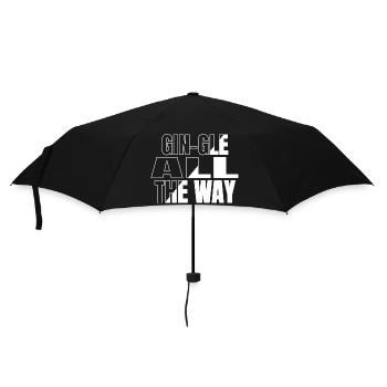 Dinosaur Lover Quote Dino Bike Moon Beach Holiday - Umbrella (small) - black - Front