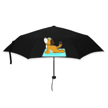 Dog Yoga Fitness Gymnastics - Umbrella (small) - black - Front