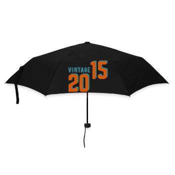 Vintage rétro 2015 - Parapluie standard - noir - Devant