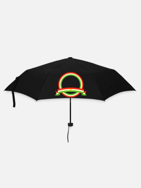 Kurdistan - Regenschirm (klein) - Schwarz