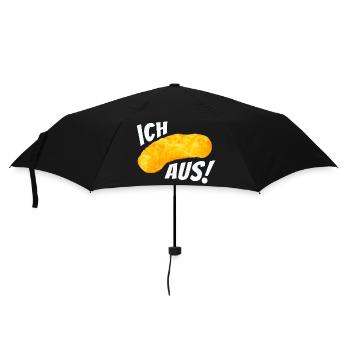 Ich flip aus! - Erdnussflip Peanut - Regenschirm (klein) - Schwarz - Vorne