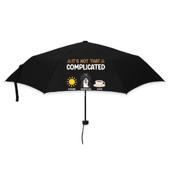 Chien Bernedoodle - Parapluie standard - noir - Devant