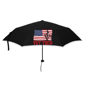 Vet Tech Veterinary Medicine Veterinary Technician - Umbrella (small) - black - Front