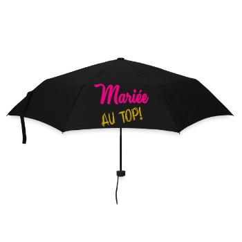 ICH KANN NICHT, ICH BIN VERHEIRATET - Regenschirm (klein) - Schwarz - Vorne