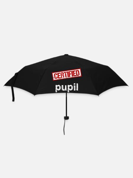 Schüler - Regenschirm (klein) - Schwarz