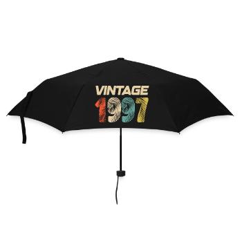 Jahrgang 1997 Retro - Bestseller - Regenschirm (klein) - Schwarz - Vorne