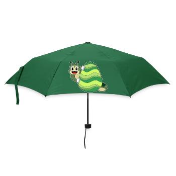 Oeuf de Pâques Chenille de Pâques - Parapluie standard - vert bouteille - Devant