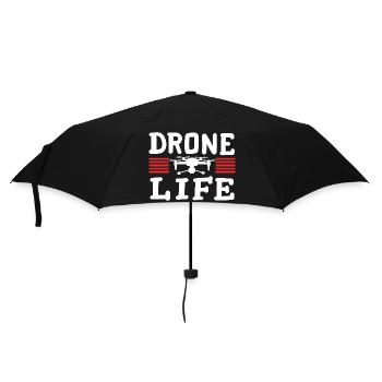 Drohnenpilot RC FPV Quadrocopter - Regenschirm (klein) - Schwarz - Vorne