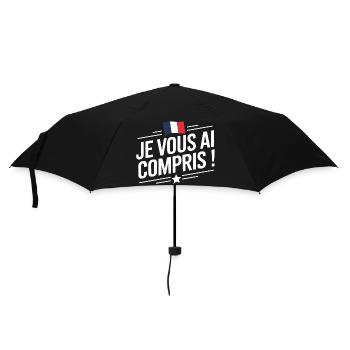 Je vous ai compris - Parapluie standard - noir - Devant