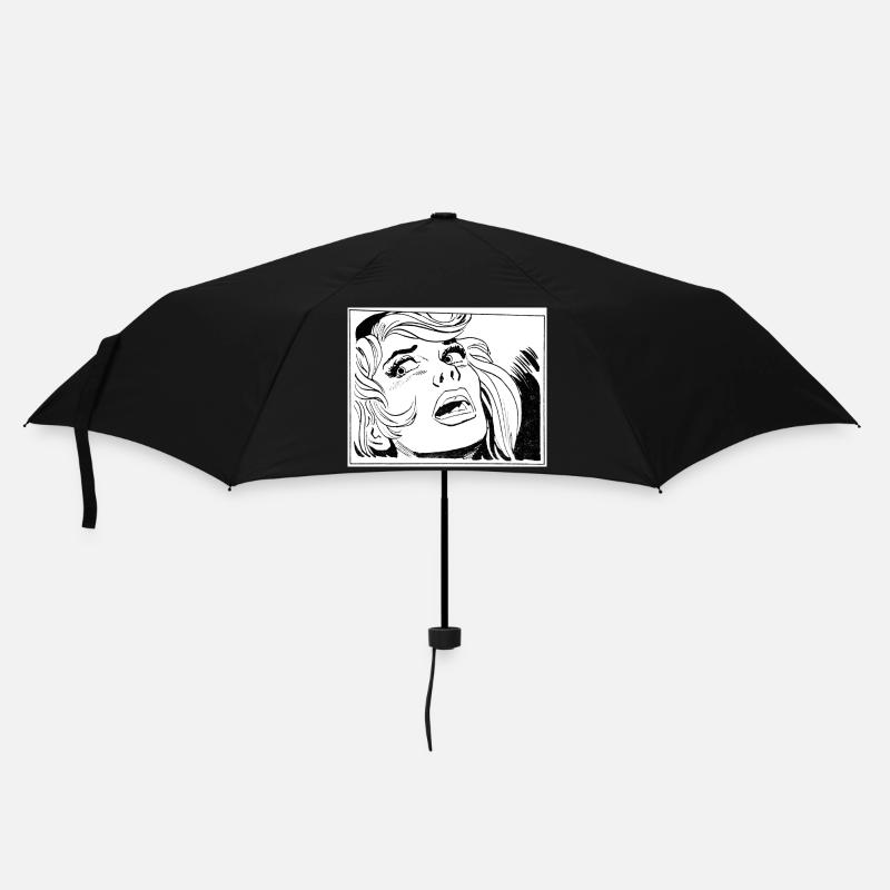 34 Mädchen - Regenschirm (klein) - Schwarz
