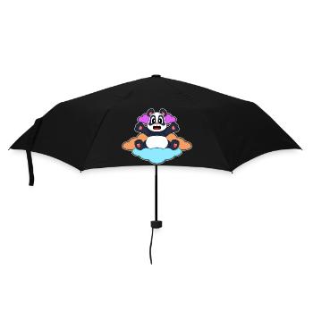 Panda Clouds - Umbrella (small) - black - Front