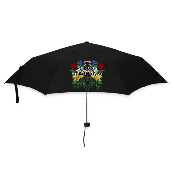 The Games We Used To Play Flowers Design - Umbrella (small) - black - Front