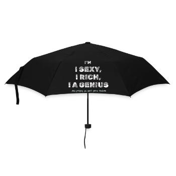 Boolescher Witz – Lustiges Dev-T-Shirt - Regenschirm (klein) - Schwarz - Vorne