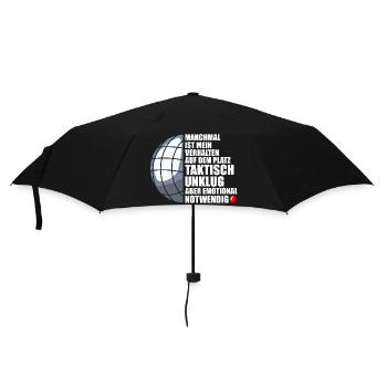 My behaviour Petanque Boule Boule player - Umbrella (small) - black - Front