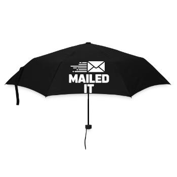 Mailed it Postman gift for Mail Carrier Workers - Umbrella (small) - black - Front