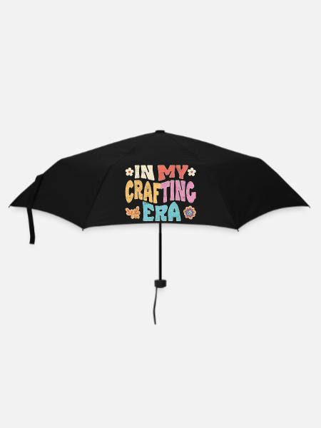 In my crafting era - Regenschirm (klein) - Schwarz