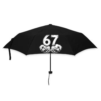 Six Seven Gen Z - Umbrella (small) - black - Front