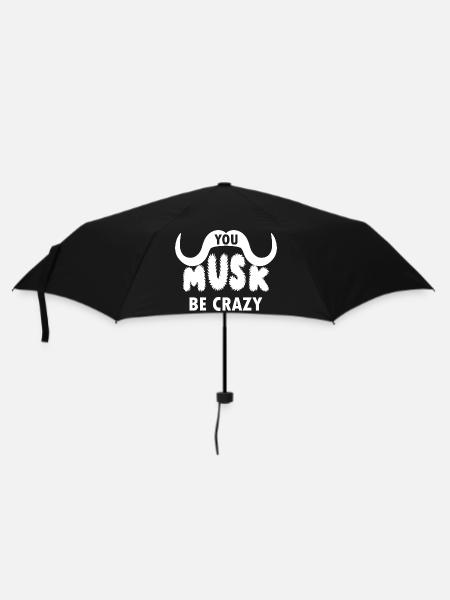 FOTOGRAFEN MOSCHUSOCHSEN - Regenschirm (klein) - Schwarz