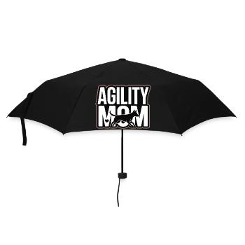 Maman Agility – Maman des Chiens de sport canin - Parapluie standard - noir - Devant