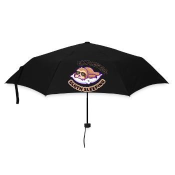 Do Not Disturb Sloth Sleep - Umbrella (small) - black - Front