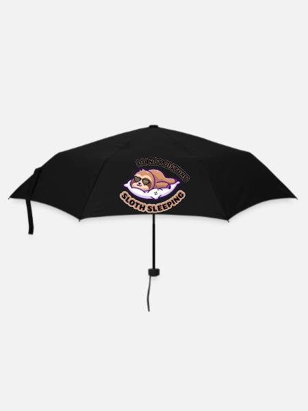 Ne dérangez pas le sommeil du paresseux - Parapluie standard - noir