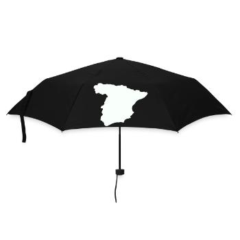 Spain Maps Silhouette Design - Umbrella (small) - black - Front