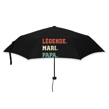  Légende Mari Papa cadeau pour Papa - Parapluie standard - noir - Devant