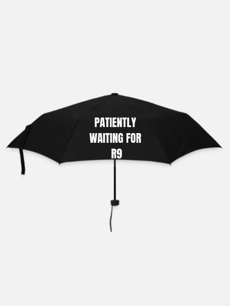 Patiently Waiting for R9 - Umbrella (small) - black