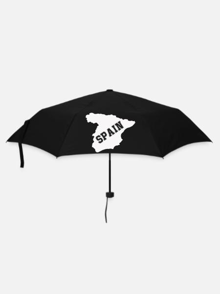 spanien spain - Regenschirm (klein) - Schwarz