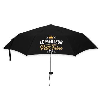 Meilleur Petit Frère Couronné - Parapluie standard - noir - Devant