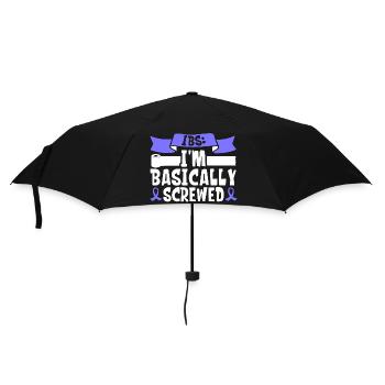 Reizdarm Humor - Ich bin geliefert - Regenschirm (klein) - Schwarz - Vorne