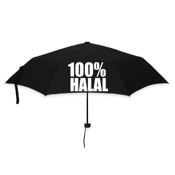 Halal - Umbrella (small) - black - Front