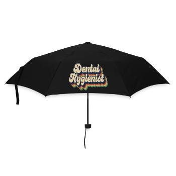 Rétro Hygiéniste dentaire Est. 2023 Dentiste diplômé - Parapluie standard - noir - Devant