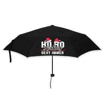Field Hockey Hockey "Hockey Christmas Party" - Umbrella (small) - black - Front