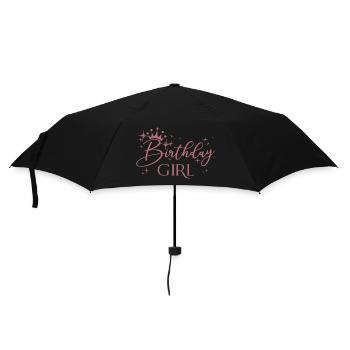 Geburtstagskind Coole Geburtstagsparty für Kinder Mädchen - Regenschirm (klein) - Schwarz - Vorne