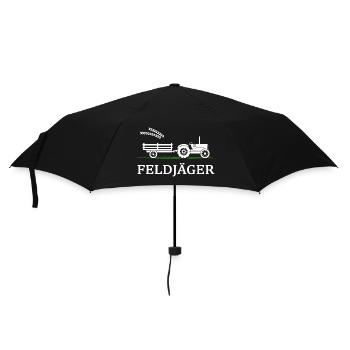 Tractor Feldjäger Village Child Farm Country Egg - Umbrella (small) - black - Front