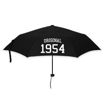 Original 1954 70. Geburtstag Männer Frauen 70 Jahre alt - Regenschirm (klein) - Schwarz - Vorne