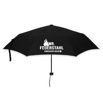 Feuerstahl Wild Bushcraft Outdoor Survival Jungle - Regenschirm (klein) - Schwarz - Vorne