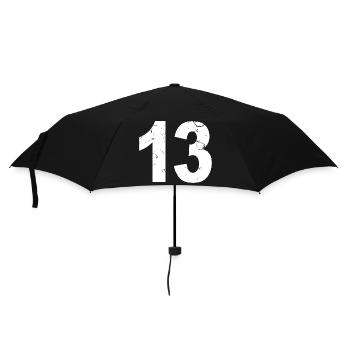 Cooles Geschenk zum 13. Geburtstag von 13 - 13 Jahren - Regenschirm (klein) - Schwarz - Vorne